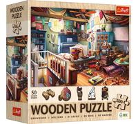 Trefl puzzle in legno Tesori del sottotetto 501 pezzi