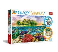 Trefl- Isola Tropicale 600 Elementi, Forme Pazze, qualità Premium, per Adulti e Bambini da 10 Anni Puzzle, Colore