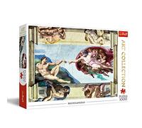 Trefl, Puzzle, La Creazione di Adamo, Michelangelo, 1000 Elementi, Collezione d'Arte, Qualità Premium, per adulti e Bambini dai 12 anni
