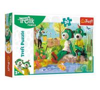 Trefl, Puzzle, Die Trefliks am See 30 Elementi, Trefliki in Riva al Lago, per Bambini dai 3 Anni, Colore La Famiglia, 18265