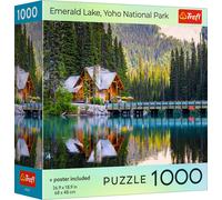 Trefl - Puzzle Lago Emerald, Parco Nazionale di Yoho - 1000 Pezzi