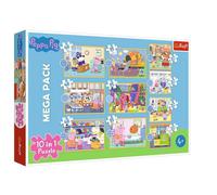 Trefl - Puzzle Maialino 10in1 - 1-39 Pezzi