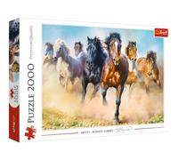 Trefl, Puzzle, Mandria di cavalli al galoppo, 2000 Elementi, Qualità Premium, per adulti e Bambini dai 12 anni