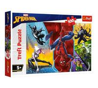 Trefl, Puzzle, Marvel Spiderman, 100 Pezzi, Sottosopra, dai 5 Anni in su
