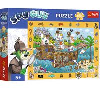 Trefl - Puzzle Nave pirata di Spy Guy - 100 Pezzi