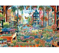 Trefl - Puzzle Negozio di fiori ad Amsterdam - 2000 Pezzi