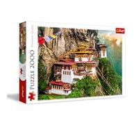 Trefl 2000 Elementi, qualità Premium, per Adulti e Bambini dai 12 Anni Puzzle, Colore Nido della Tigre-Bhutan, 27092