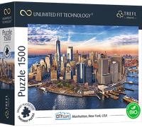 Puzzle Trefl UFT: Paesaggio urbano di Manhattan, New York