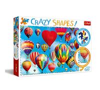 Trefl, Puzzle, Palloncini Colorati, 600 Elementi, Forme Pazze, Qualità Premium, per Adulti e Bambini da 10 Anni