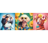 Trefl - Sfilata di Moda, Edizione Canina - Puzzle Panoramico 500 Pezzi - Divertente Puzzle per Amanti degli Animali, Ritratti di Cani, Intrattenimento Creativo, Puzzle per Adulti e Bambini dai 10 anni