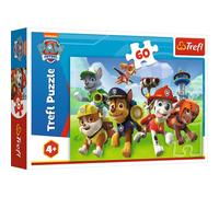 Trefl, Puzzle, PAW Patrol, 60 Pezzi, Pronto all'Azione, per Bambini dai 4 Anni