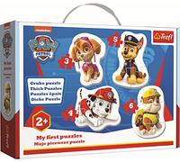 Trefl - Puzzle Puzzle 4v1 per bambini Paw Patrol - 1-39 Pezzi