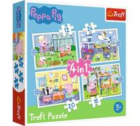 Puzzle Peppa Pig - Ricordi delle Vacanze 4 in 1