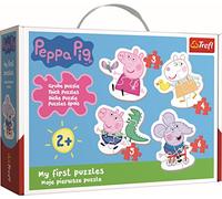 Trefl, Puzzle, Peppa Pig, da 3 a 6 Pezzi, 4 set, L'adorabile Peppa Pig, per Bambini dai 2 anni