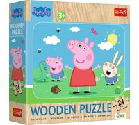 Trefl Puzzle in Legno Junior 24 Pezzi - Peppa Pig - 1 pz.