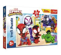 Trefl Puzzle per bambini, Color Marvel, and His Amazing Friends, Spidey und Freunde (14348)