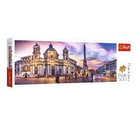 Trefl, Puzzle, Piazza Navona, Roma, 500 Elementi, Panorama, Qualità Premium, per adulti e Bambini dai 10 anni