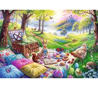 Trefl - Puzzle Picnic nel prato - 1000 Pezzi