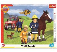 trefl puzzle pompiere sam - di guardia 25 pezzi