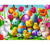 Trefl - Puzzle Prato di Pasqua - 500 Pezzi