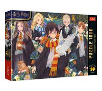 Trefl Premium Plus Quality Harry Potter-1000 Pezzi, Serie di Puzzle con i Personaggi più Amati, per Adulti e Bambini dai 14 anni, Multicolore, 12082