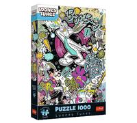 Trefl Premium Plus Quality Looney Tunes-1000 Pezzi, Serie di Puzzle con i Personaggi Più Amati, per Adulti e Bambini dai 14 anni, Multicolore, 12066