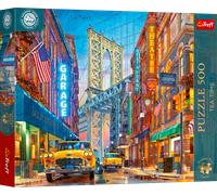 Trefl - Puzzle Premium Plus: Ora del tè: Vista sul ponte di Manhattan - 500 Pezzi