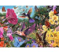 Puzzle 1000 pezzi Premium Plus Tea Time Giardino degli uccelli