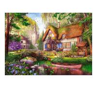 trefl Puzzle Premium Plus Tea Time: hölzernes häuschen 1000 pezzi 1 St