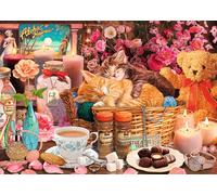 trefl puzzle premium plus tea time tutto bellissimo 1000 pezzi