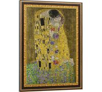 Trefl - Puzzle Puzzle con cornice d'arte Klimt: il bacio - 500 Pezzi