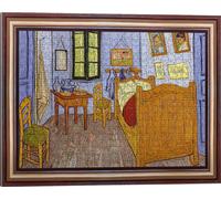 Trefl - Puzzle Puzzle di cornici d'arte Gogh: Camera da letto ad Arles - 500 Pezzi