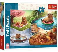 Trefl - Puzzle Quattro stagioni con i capibara - 300 Pezzi
