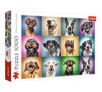 Ritratti Divertenti di Cani Puzzle 1000 Pezzi
