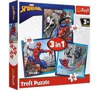 trefl Puzzle Spiderman 3in1 (20,36,50 pezzi) 1 St