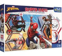 Puzzle a doppia faccia Spiderman azione Super Maxi 24 pezzi