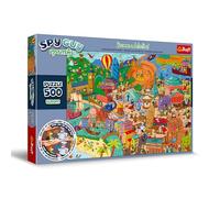 Trefl Puzzle Spy Guy Lost Items: Europa - 500 Pezzi, Diventa un Detective e Trova 20 Differenze, Oggetti Smarriti, Intrattenimento Creativo per Adulti e Bambini dai 10 anni, Multicolore, 37481