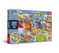 Trefl Puzzle Spy Guy Lost Items: USA - 500 Pezzi, Diventa un Detective e Trova 20 Differenze, Oggetti Smarriti, Intrattenimento Creativo per Adulti e Bambini dai 10 anni, Multicolore, 37480