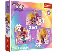 Puzzle TREFL Trolls 3-in-1