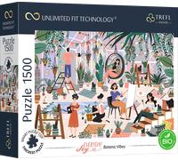 Trefl-1500 Elementi-Cartone Spessissimo, BIO, Piante, Rilassamento, Moderni, Creativo, per Adulti e Bambini A Partire da 12 Anni, Colore Puzzle UFT Everyday Joy: Botanic Vibes, 26205
