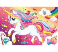 Trefl - Puzzle Unicorno con dolci 100 pezzi - 100 Pezzi