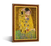 Trefl - Puzzle Puzzle con cornice d'arte Klimt: il bacio - 500 Pezzi