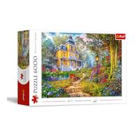 Trefl Residenza estiva 6000 pezzi grande e dettagliato, fai da te, intrattenimento creativo, divertente, puzzle classico per adulti e bambini dai 15 anni in su, Multicolore, 65007
