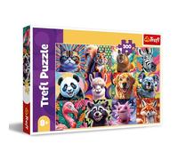 Trefl Ritratti Divertenti Puzzle 300 Pezzi-Collage Colorato con Animali, Intrattenimento Creativo, Divertimento per Bambini dagli 8 anni, Multicolore, 23030