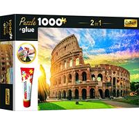 Trefl Puzzle 2in1 Anfiteatro di Flavio, Roma, Italia 1000 Pezzi con Colla