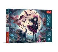 Trefl - Spooky Stories - Racconti al chiaro di luna - Puzzle da 200 pezzi - Un puzzle colorato dall'atmosfera misteriosa, per bambini dai 7 anni in su