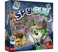 Trefl - Spy Guy - Gioco Detective Cooperativo, Famiglia Society, Cercare Prove e Cattura Il Criminale, Grande Vassoio con Una Città, Gioco Familiare per Adulti e Bambini da 5 Anni