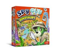Trefl - Spy Guy Junior Dinosaurs - Gioco Investigativo Collaborativo | Gioco da Tavolo per Famiglie, Scova gli Indizi e Cattura il Criminale, Maxi Tabellone, per Bambini dai 3 anni