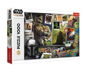 Trefl - Star Wars Mandalorian, Collezione Grog - Puzzle 1000 Elementi - Puzzle Collage con Personaggi delle Fiabe, Intrattenimento Creativo, Divertimento, per Adulti e Bambini Sopra i 12 Anni