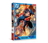 Trefl Superman in Azione 1000 Pezzi-Puzzle con il Supereroe, per Adulti e Bambini dai 14 anni, Multicolore, 10936